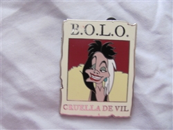 Disney Trading Pin  103865 Cast Member - B.O.L.O. Mystery Set #2 - Cruella De Vil ONLY
