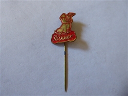Disney Trading Pin 10596 Scamp Stick Pin Red