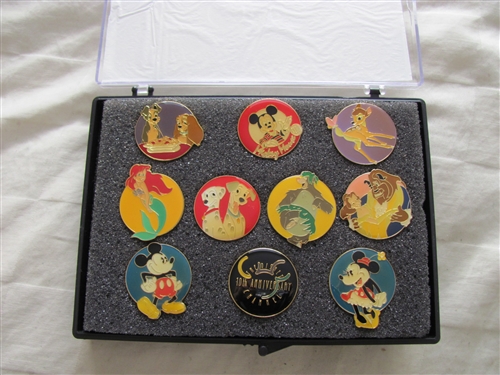 Disney Trading Pin 1060 Disney Channel - 10th Anniversary Boxed Set (10 Pins )