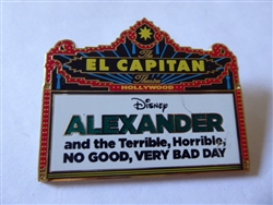 Disney Trading Pins  106436 DSSH - Alexander and the Terrible, Horrible, No Good Very Bad Day Marquee
