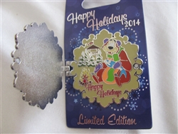 Disney Trading Pin 106514: WDW - Happy Holidays 2014 Snowflakes - Fort Wilderness Resort & Campground