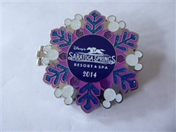 Disney Trading Pins  106977     WDW - Happy Holidays 2014 Snowflakes - Saratoga Springs