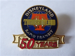 Disney Trading Pins  1070 Disneyland Tomorrowland Rapid Transit 50 years