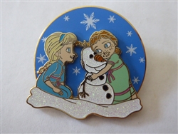 HKDL - Frozen - Young Elsa & Anna with Olaf