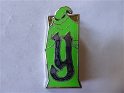 Disney Trading Pin 107191 DLR - The Nightmare Before Christmas In Disneyland Event - Scariest Place on Earth Framed Set - Letter Y (Oogie Boogie) ONLY Artist Proof Version