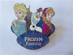 Disney Trading Pin  107208 TDR - Elsa, Anna & Olaf - Frozen Fantasy Event 2015 - TDL