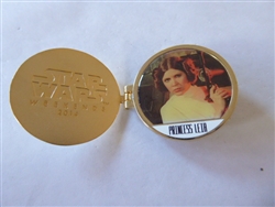 Disney Trading Pins 107253     WDW - Star Wars Weekends 2014 - Reveal/Conceal Mystery Name Badge Set - Leia