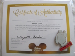 Disney Trading Pin 107284: Disney Movie Club - Baymax