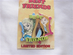 Disney Trading Pin 107303: Best Friends Pin of the Month - Anna and Elsa