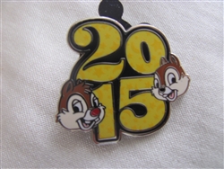 Disney Trading Pin 107583: Disney Parks - 2015 Dated Booster Set - Chip & Dale only