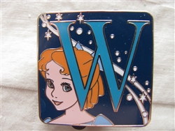 Disney Trading Pin 107687 Character Alphabet Mystery Collection - W - Wendy ONLY