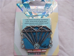 Disney Trading Pin   107708 DLR - 60th Anniversary Countdown Series - Blue