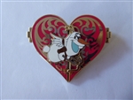 Disney Trading Pin 107806     DSSH - Anna, Kristoff and Olaf - Frozen - Valentines Day - Heart