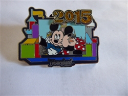 Disney Trading Pin 107857 DLR - 2015 Dated Pin - Mickey & Minnie Selfie