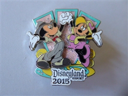 Disney Trading Pin 107949     DLR - 1950's Dancing Mickey and Minnie