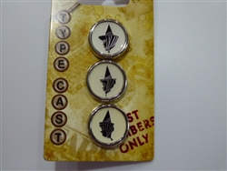 Disney Trading Pin 108147 Flora, Fauna, and Merryweather Type cast pin set