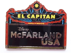 Disney Trading Pin 108293 DSSH - McFarland USA El Capitan Marquee