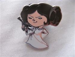 Disney Trading Pin 108414: Cute Star Wars Mystery Pin - Leia Only
