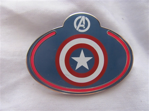 Disney Trading Pins 108524 What's My Name Badge - Captain America