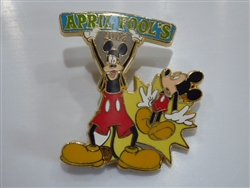 Disney Trading Pins 10865 12 Months of Magic - April Fool's Day 2002 (Goofy Dressed As Mickey)