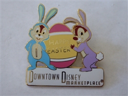 Disney Trading Pin 10870 WDW Easter Character Hunt 2002 - Downtown Disney Marketplace (Chip and Dale)