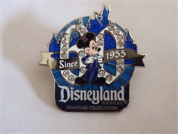 Disney Trading Pin 109196 DLR - Diamond Celebration Event - 60th - Mickey Mouse 60 Logo