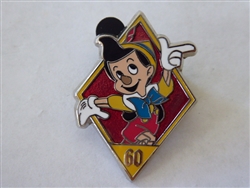 Disney Trading Pins 109334 DLR - 60th Diamond Celebration - Mystery Pin Pack - Pinocchio