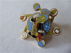 Disney Trading Pin   11008 DLR Cast Member - Earth Day 2002 Spinner (Jiminy Cricket w/Symbols of the Earth)