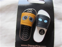 Disney Trading Pin 110126 Sandals / Flip Flops - Wall-E and Eve (2 Pin Set)