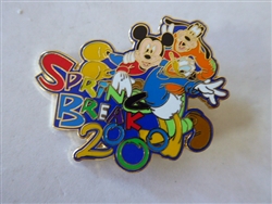 Disney Trading Pin  1102 WDW - Spring Break 2000 - Mickey, Goofy & Donald