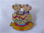 Disney Trading Pins 110402 HKDL - Pin Trading Fun Days 2015 - Duffy & ShellieMay Mad Hatter Tea Cups