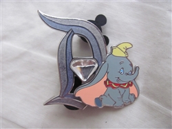 Disney Trading Pin 111001 Disneyland 60th Pin of the Month Diamond D Dumbo