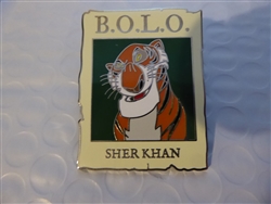 Disney Trading Pin 111786 Cast Exclusive - Disney Villains - Be On the Look Out - B.O.L.O. - Sher Khan