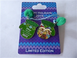 Disney Trading Pins  112081     DLR - Chip and Dale - Holiday Mittens Resort Collection 2015 - Grand Californian Hotel and Spa