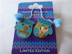 Disney Trading Pins 112082     DLR - Goofy - Holiday Mittens Resort Collection 2015 - Paradise Pier Hotel