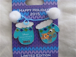Disney Trading Pins  112099 WDW - Holiday Mitten Resort Collection 2015 - Vero Beach Resort