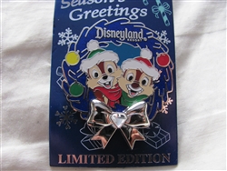 Disney Trading Pin 112649 DLR - Disneyland Diamond Wreath - Chip and Dale