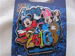 Disney Trading Pin 112807 WDW - Mickey and Minnie 2016 Dated