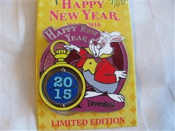 Disney Trading Pin 113033 DLR - Happy New Year 2016 - White Rabbit