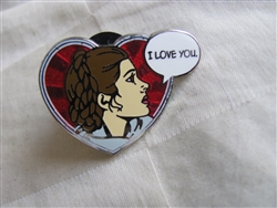 Disney Trading Pin 113242 Leia Organa I love you.