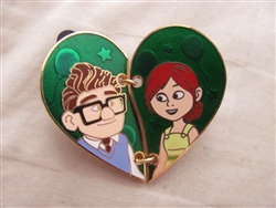 Disney Trading Pin 113573 Up - Carl and Ellie Two Piece Heart