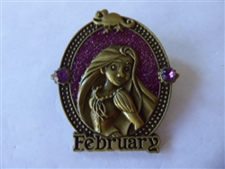 Disney Trading Pin 113598 Birthstone - February 2016 - Rapunzel