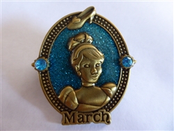 Disney Trading Pin 113600 Birthstone - March 2016 - Cinderella