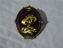 Disney Trading Pins 113603 Cameo Birthstone - June 2016 - Jasmine