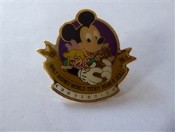 Disney Trading Pin  1143 1996 WDW 9th Annual Teddy Bear & Doll Convention
