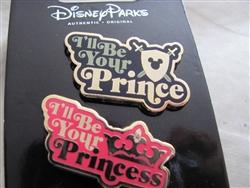 Disney Trading Pin 114309 I'll be your Prince-I'll be your Princess - 2 pin set