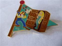Disney Trading Pin 11450 M&P - Goofy & Mermaid - Boat Builders 1938 - History of Art 2002