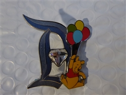 Disney Trading Pin  114507 DLR - 60th Pin of the Month - Diamond D - Pooh