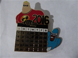 Disney Trading Pin 114952 DSSH - Pixar Calendar - Surprise Release - May - Mr. Incredible and Frozone