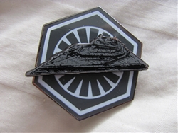 Disney Trading Pin 115303 Star Wars: The Force Awakens - Resistance and First Order Ships Six Pin Set - Star Destroyer Only